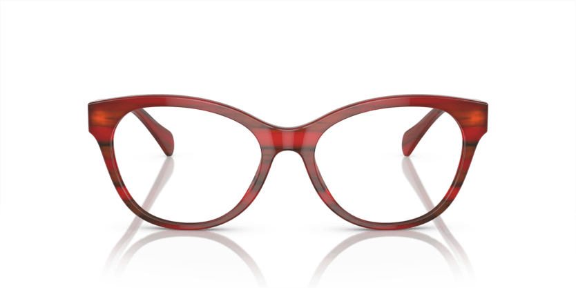 0RA7141 Demo Lens Striped Red Havana 8056597961226