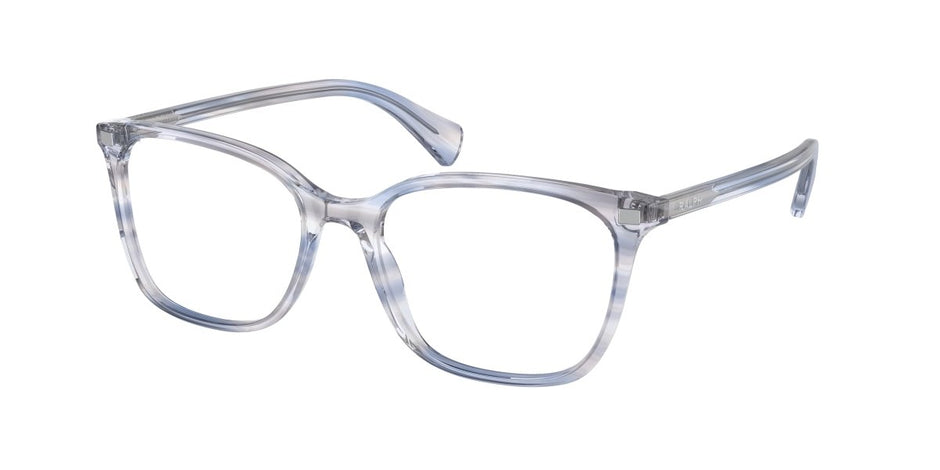 0RA7142 Demo Lens Shiny Striped Blue Brown 8056597698627