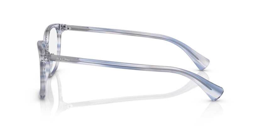 0RA7142 Demo Lens Shiny Striped Blue Brown 8056597698627