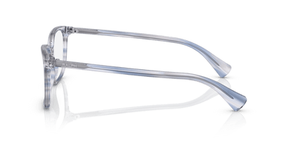 0RA7142 Demo Lens Shiny Striped Blue Brown 8056597698627