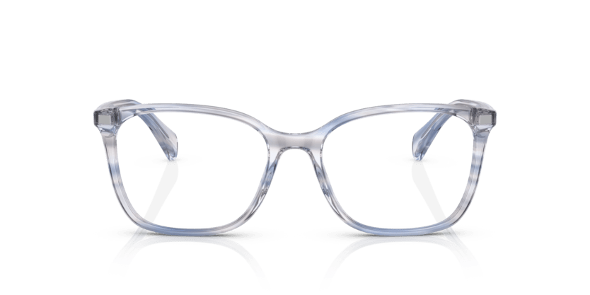 0RA7142 Demo Lens Shiny Striped Blue Brown 8056597698627