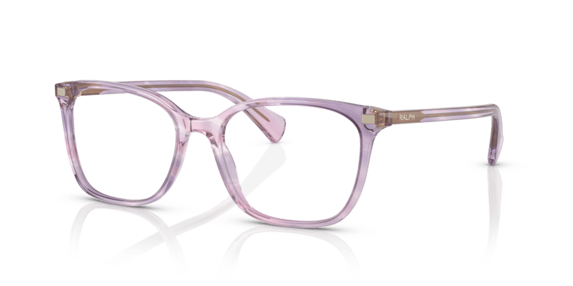 0RA7142 Demo Lens Shiny Striped Rose 8056597698610