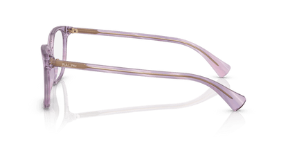 0RA7142 Demo Lens Shiny Striped Rose 8056597698610