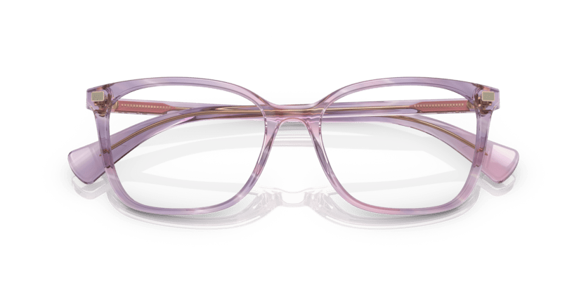 0RA7142 Demo Lens Shiny Striped Rose 8056597698610