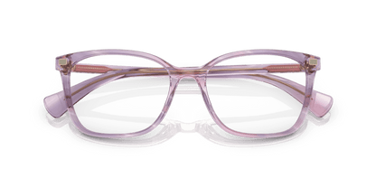 0RA7142 Demo Lens Shiny Striped Rose 8056597698610