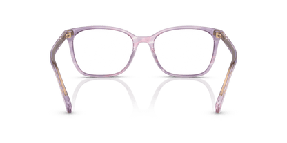 0RA7142 Demo Lens Shiny Striped Rose 8056597698610