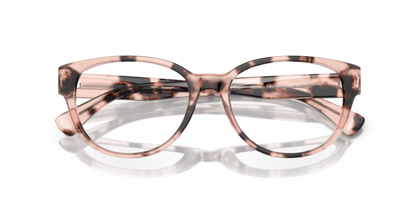 0RA7151 Demo Lens Shiny Rose Havana 8056597806770