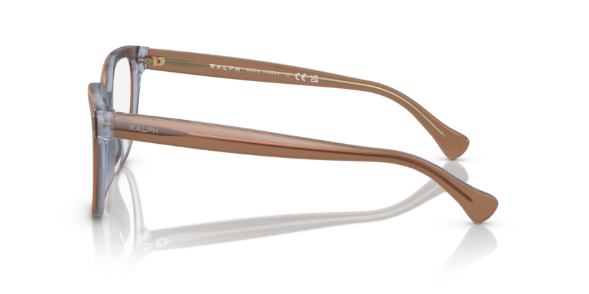 0RA7153 Demo Lens Transparent Brown On Blue 8056597806862