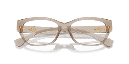 0RA7165U Demo Lens Shiny Transparent Beige 7895653287648