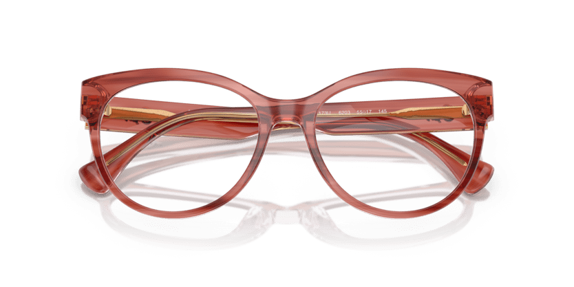 0RA7173U Demo Lens Shiny Milky Red Demi Pink 8056262227442