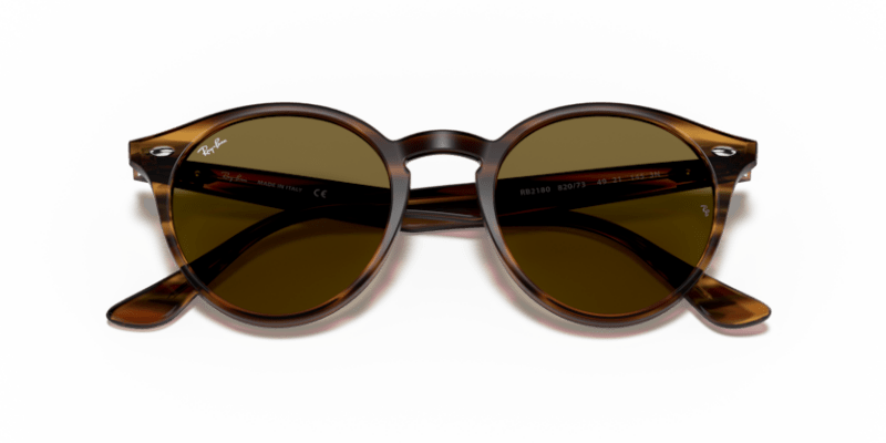 Ray - Ban RB2180 - Ray - Ban - Striped Red Havana (820/73) - B - 15 Brown - 49 - 21 - 145 MM - Ardor Eyewear 8056597081306