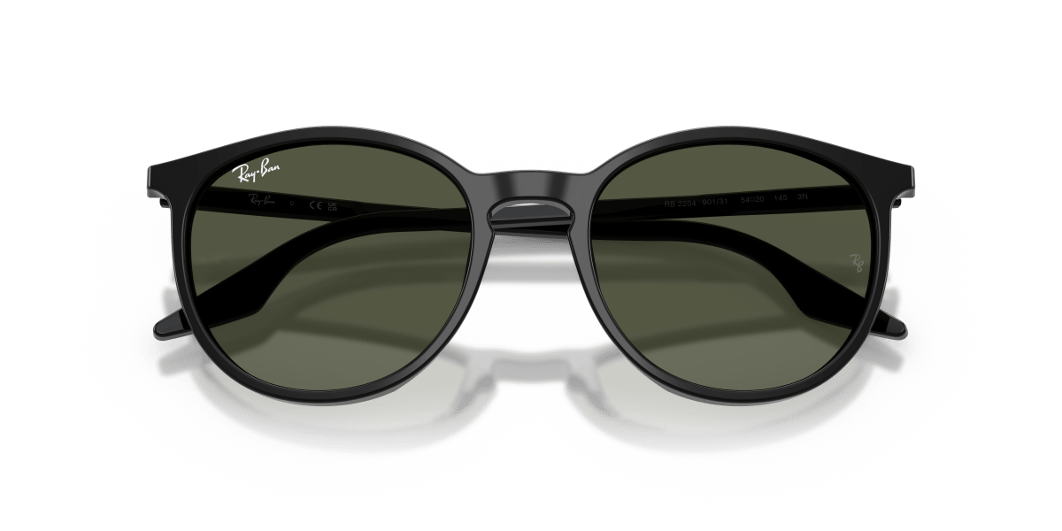 0RB2204 Black / Dark Green (901/31) close front view image 6 barcode 8056262998533