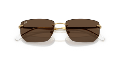 0RB3768 Arista Gold / Dark Brown (001/73) close front view image 6 barcode 8056262562260