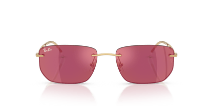 0RB3768 Arista Gold / Dark Violet Mirror Red (001/D0) front view image 5 barcode 8056262562284
