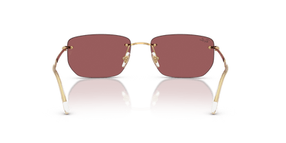 0RB3768 Arista Gold / Dark Violet Mirror Red (001/D0) rear view image 3 barcode 8056262562284