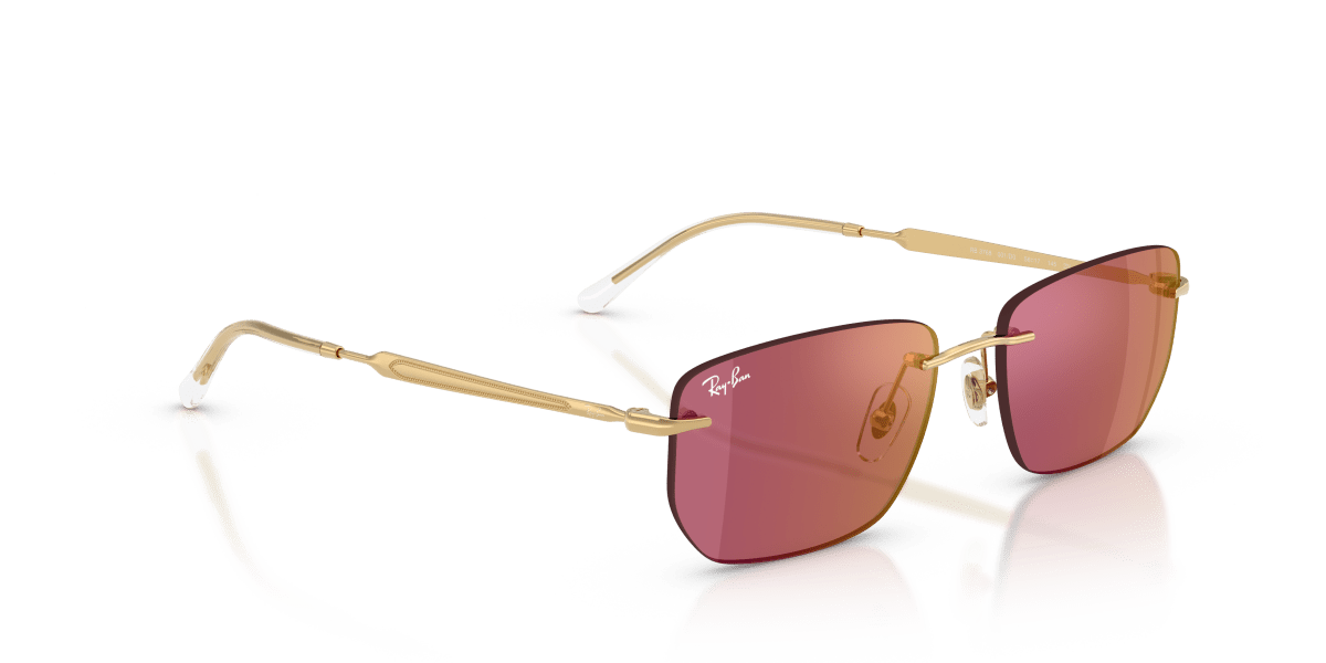 0RB3768 Arista Gold / Dark Violet Mirror Red (001/D0) alternate view image 4 barcode 8056262562284