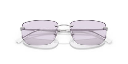 0RB3768 Silver / Amethyst (003/MH) close front view image 9 barcode 8056262829301