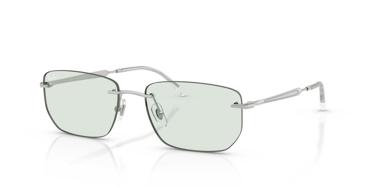 0RB3768 Silver / Emerald (003/M1) three quarter view image 2 barcode 8056262829295