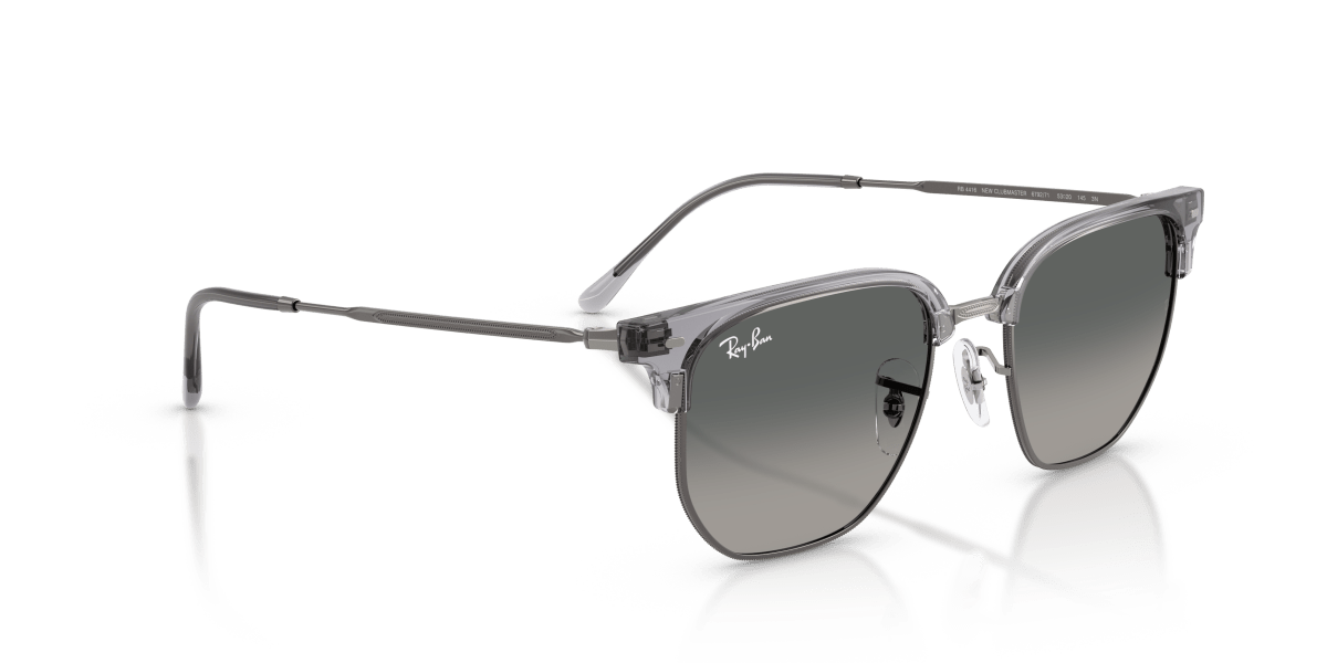 0RB4416 Transparent Dark Grey On Gunmetal alternate view image 4 barcode 8056262997734