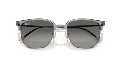 0RB4416 Transparent Dark Grey On Gunmetal close front view image 6 barcode 8056262997741
