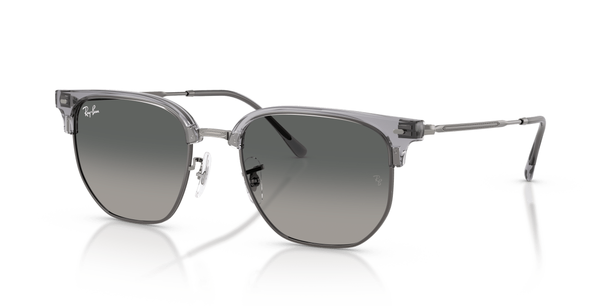 0RB4416 Transparent Dark Grey On Gunmetal three quarter view image 1 barcode 8056262997741