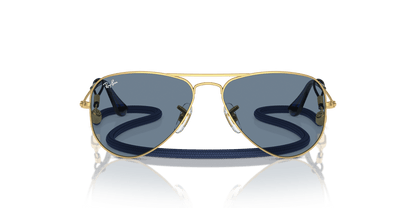 Ray-Ban Junior RJ9506S Arista Gold (223/1U) - Light Blue Mirror 8056262143278