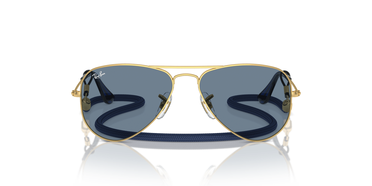 Ray-Ban Junior RJ9506S Arista Gold (223/1U) - Light Blue Mirror 8056262143278