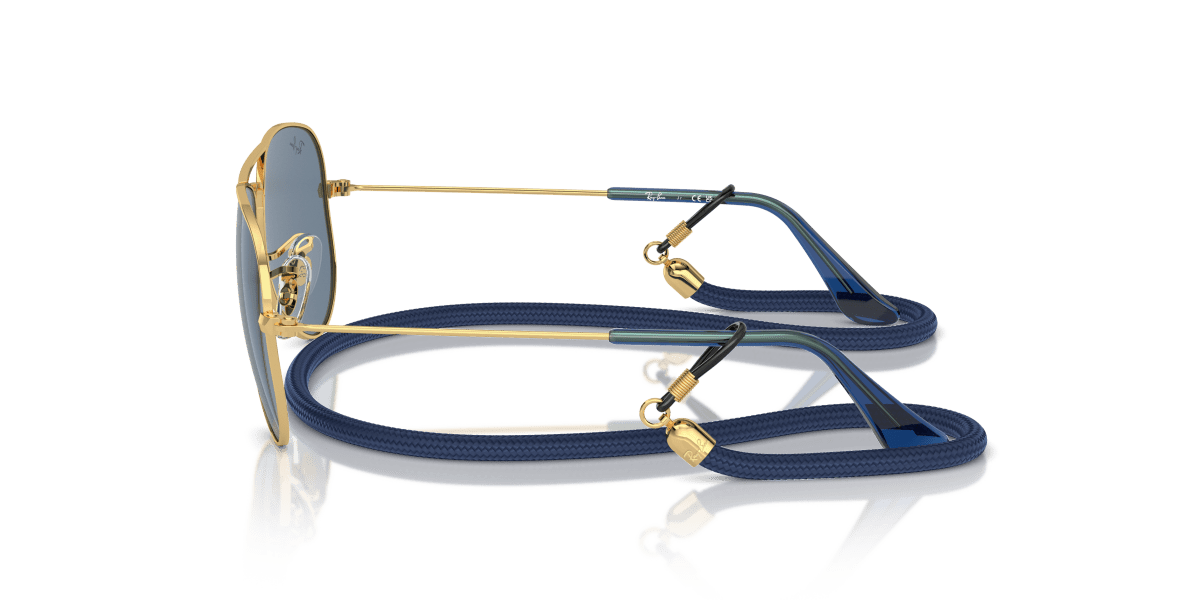 Ray-Ban Junior RJ9506S Arista Gold (223/1U) - Light Blue Mirror 8056262143278