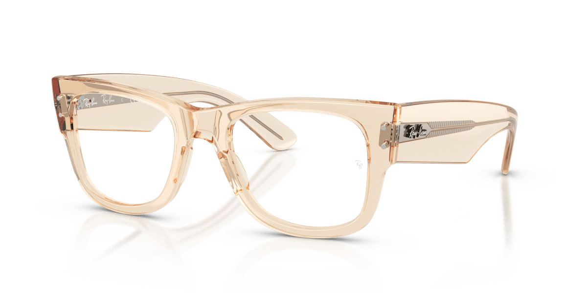 0RX0840V Transparent Nude three quarter view image 1 barcode 8056266000485