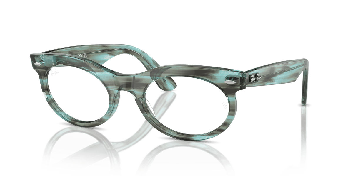 Ray-Ban Vista RX2242V Striped Transparent Green 8056262037782