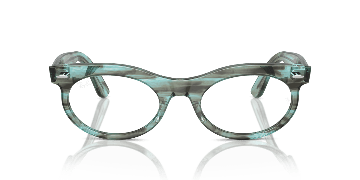 Ray-Ban Vista RX2242V Striped Transparent Green 8056262037782