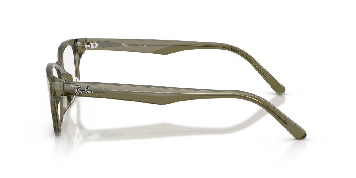 0RX5345D Transparent Green Olive side view image 2 barcode 8056266001055