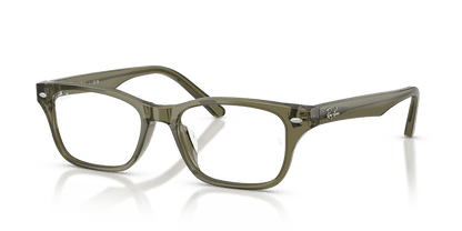 0RX5345D Transparent Green Olive three quarter view image 1 barcode 8056266001055