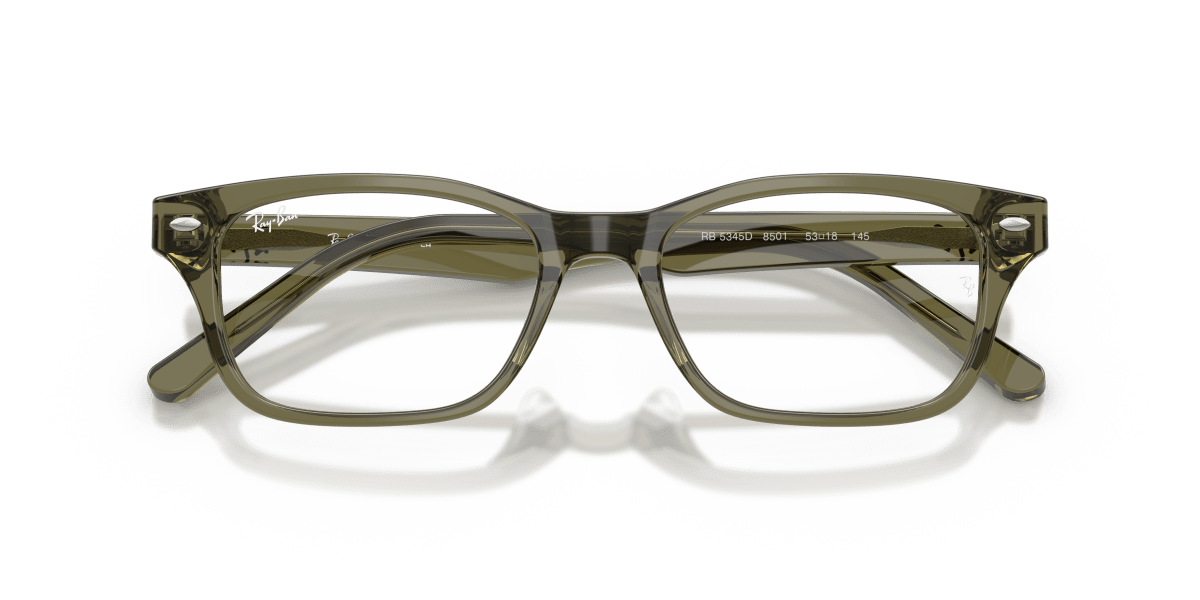 0RX5345D Transparent Green Olive close front view image 6 barcode 8056266001055