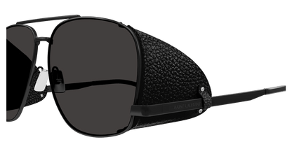Saint Laurent SL 653 LEON LEATHER SPOILER Black 889652506579