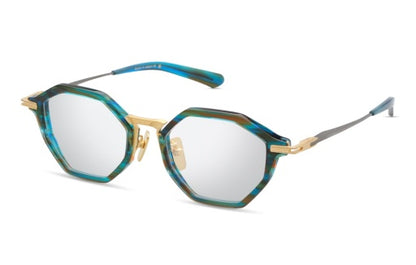 Dita AEGEUS-FOUR OPTICAL Digital Swirl - Matte Yellow Gold - Brushed Dark Gun image 2 barcodes 0810121952436