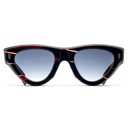Cutler and Gross CGSN-9926-50-02 Striped Brown Havana image 1