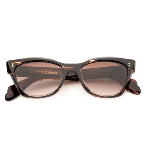 Cutler and Gross CGSN-9288-52-02 Striped Brown Havana image 3
