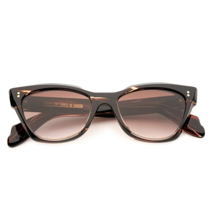 Cutler and Gross CGSN-9288-52-02 Striped Brown Havana image 3