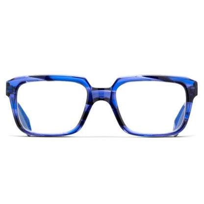 Cutler and Gross CGOP-9289-54-04 Striped Blue Havana image 1
