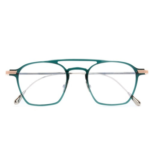 Cutler and Gross AUOP-0009-48-03 Green/Rose Gold image 3