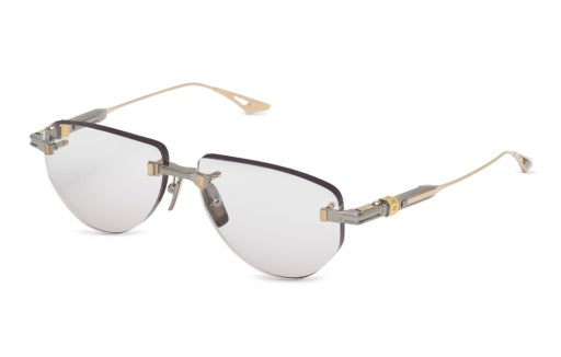 Dita EPLX.23 OPTICAL Brushed Raw Titanium - White Gold image 2 barcodes 0810121958452