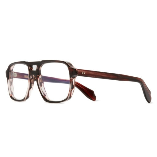 Cutler and Gross CGOP-1394-55-14 Striped Brown Havana image 2