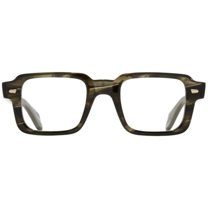 Cutler and Gross CGOP-1393-50-06 Striped Green Havana image 1