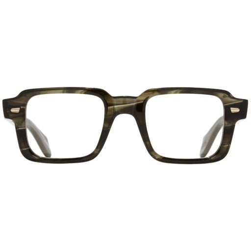 Cutler and Gross CGOP-1393-50-06 Striped Green Havana image 1