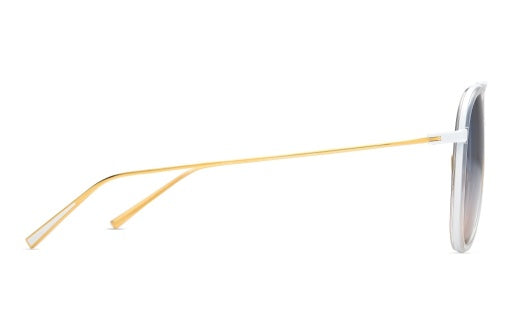 Dita ARTOA.92X Matte White - Crystal Clear - Yellow Gold image 3 barcodes 0810187661181