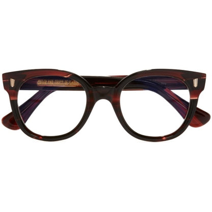 Cutler and Gross CGOP-9298-49-05 Striped Brown Havana image 3