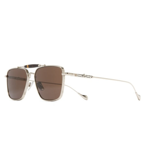 Cutler and Gross GFSN-027-55-02 Silver/Havana image 2
