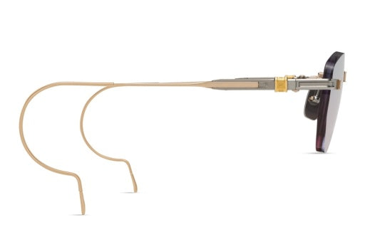 Dita EPLX.23 OPTICAL Brushed Raw Titanium - White Gold image 3 barcodes 0810121958452