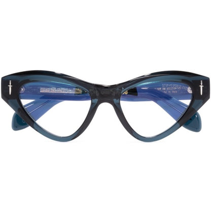 Cutler and Gross GFOP-009-52-03 Deep Teal W/ Dots image 3